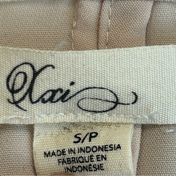 FOREVER 21 nude blush pink open cardigan blouse Sz S - Picture 4 of 8